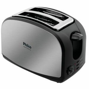 Torradeira Frech Toast 900W Inox Preto Philco