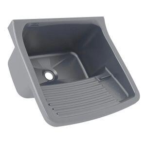 Tanque Plástico com Válvula PVC 22L Prata Astra Tanque Plástico com Válvula PVC 22L Prata Astra