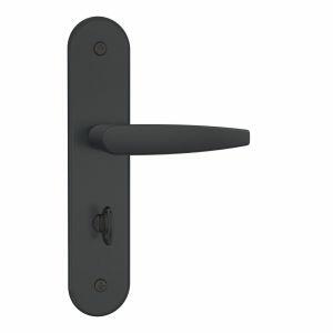 Fechadura Espelho para Banheiro 40mm Preto Fosco 824/33 Stam