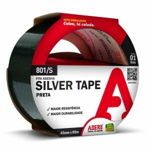 Fita Silver Tape Adere 45mmx5cm Preta