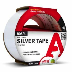 Fita Silver Tape Adere 45mmx5cm Branca