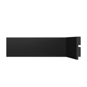 Rodapé Poliestireno Santa Luzia 3451 7cmx2,40m Preto