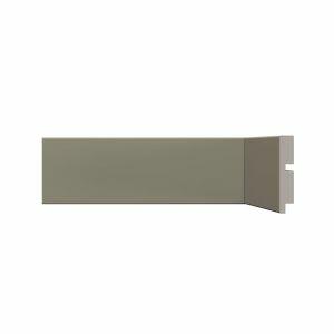 Rodapé Poliestireno Santa Luzia 451 7cmx2,4m Cinza Titanium