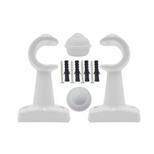 Suporte para Varão Bella Arte Slim 28mm Branco Fosco