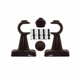 Suporte para Varão Bella Arte Slim 19mm Imbuia