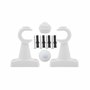 Suporte para Varão Bella Arte Slim 19mm Branco Fosco