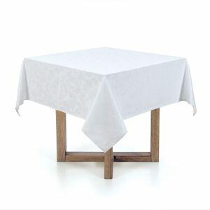 Toalha de Mesa Retangular Karsten Arbela Branco 140x210cm