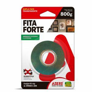 Fita Dupla Face Adere 19mmx2m Transparente