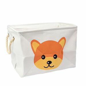 Cesto para Roupa Raposa 40x30cm Casa&Ideia