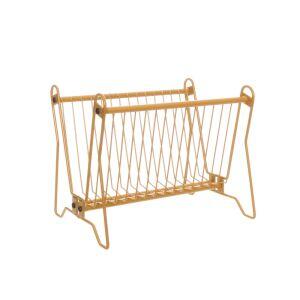 Porta Revistas Metaltru Niva Dourado