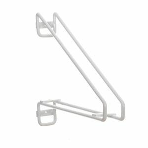 Suporte para Prateleira Metaltru Vega 4x22x26cm Branco