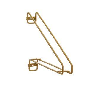 Suporte para Prateleira Vega Dourado 4x22x26cm Metaltru