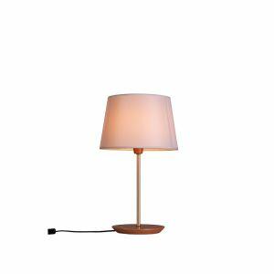 Abajur 1 Lâmpada Diam 25cm E27 Castanho Madelustre