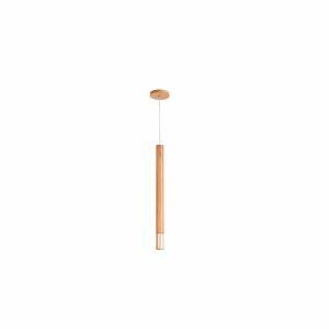 Pendente Madelustre Madeira 1 Lâmpada Legno 55cm Castanho GU10
