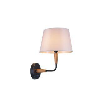 Arandela Standard 1 Lâmpada E27 Castanho Madelustre