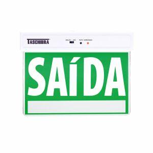 Placa Sinalizadora de Saída Taschibra 2 Faces Placa Sinalizadora de Saída Taschibra 2 Faces