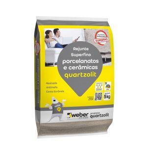 Rejunte Porcelanato Quartzolit Preto Onix 5kg Rejunte Porcelanato Quartzolit Preto Onix 5kg