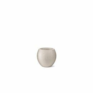 Vaso de Plástico Grafiato Oval Cimento Nutriplan