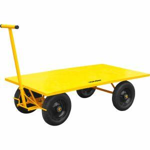 Carrinho Plataforma Vonder 600kg Metálico Amarelo Carrinho Plataforma Vonder 600kg Metálico Amarelo