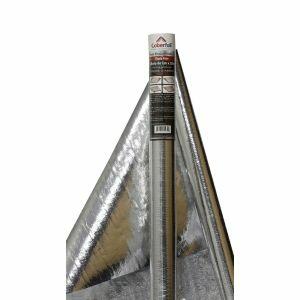 Manta de Polietileno Térmica 8x25mx15mm F2 Branca/Metal Coberfoil