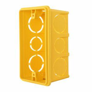 Caixa de Luz Retangular 4"x2" Amarela Vitralux