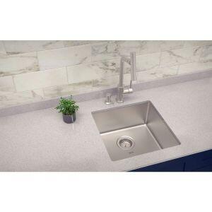 Cuba para Cozinha de Embutir Inox Simples Quadrum 40 32L Inox Tramontina
