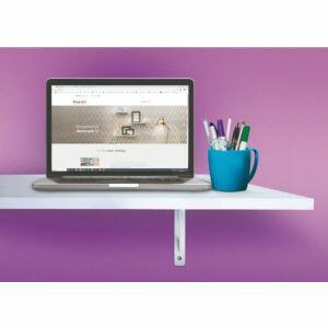 Bancada para Notebook 40x90 Branca Prat-K