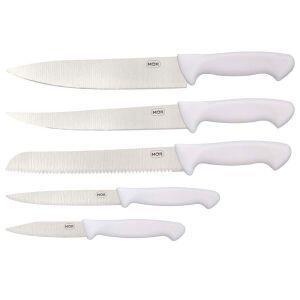 Conjunto Assador Mor 5 Facas Aço Inox