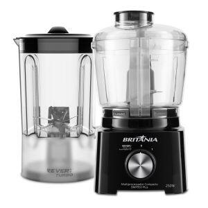 Multiprocessador Britânia BMP950P Plus 2 em 1 250W Preto Multiprocessador Britânia BMP950P Plus 2 em 1 250W Preto