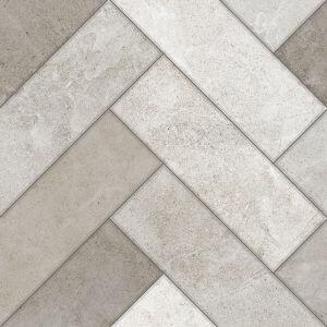 Piso Cerâmico Trento 773106 57x57 Bold Acetinado Cinza Ilhabella