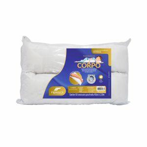 Travesseiro de Corpo 40x130cm Branco Fibrasca Travesseiro de Corpo 40x130cm Branco Fibrasca