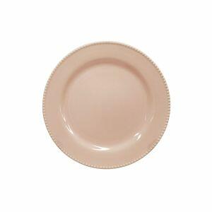 Prato Raso Yoi Perla Corona 27cm Rosê Nude Cerâmica