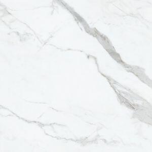 Porcelanato Calacata Altíssimo Branco Retificado Acetinado 120x120 C Biancogres