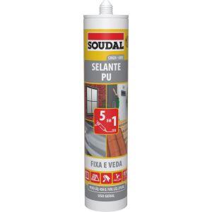 Selante Soudal PU Uso Geral 450gr Cinza