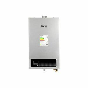 Aquecedor de Água a Gás GN Digital 15L/min Prata REUE150FE Rinnai