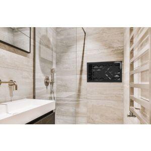 Nicho Tradicional Preto em ABS 3D 63x35 Kasabelle Nicho Tradicional Preto em ABS 3D 63x35 Kasabelle