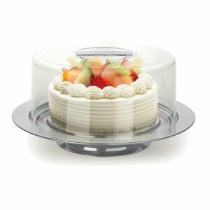 Prato para Bolo 25cm Vision Aço Inox Forma Inox