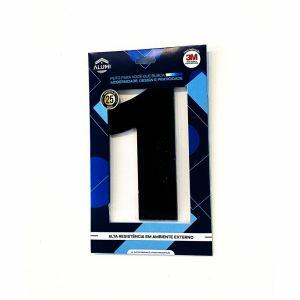 Numero Residencia 13cm Acm 1 Preto Kami Acrilicos