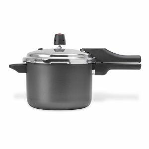 Panela De Pressão Antiaderente 4,5L para fogão de Indução Grafite Multiflon Panela De Pressão Antiaderente 4,5L para fogão de Indução Grafite Multiflon