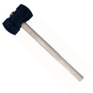 Martelo de Borracha Brico Forte 60mm Preto