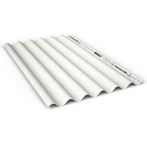 Telha Fibrocimento 6mm Brasilit 1,10x2,44m Topcomfort Branca Telha Fibrocimento 6mm Brasilit 1,10x2,44m Topcomfort Branca