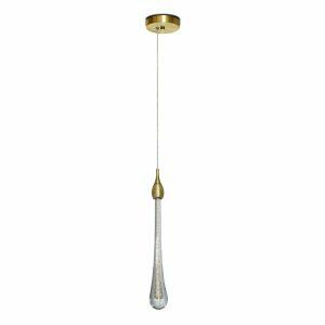Pendente LED Shine 3000K 2W Dourado Luz Amarela Spot Line