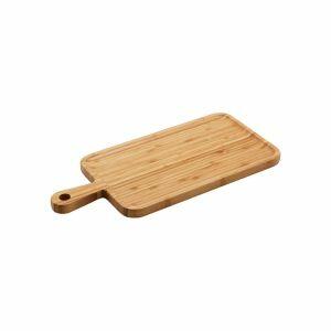 Tábua de Cozinha Cotidiana Oikos 34,5cm Bambu Natural