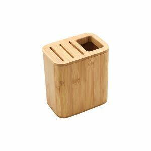 Organizador para Facas e Utensílios Cotidiana Bambu Natural