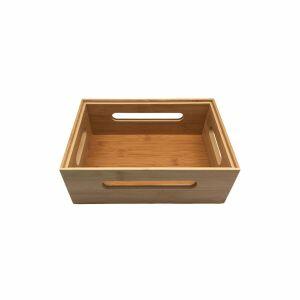 Fruteira de Mesa Empilhável Cotidiana 23,5x16x9cm Bambu Natural Fruteira de Mesa Empilhável Cotidiana 23,5x16x9cm Bambu Natural