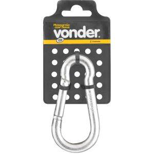 Mosquetão com Trava Vonder 8x80mm Mosquetão com Trava Vonder 8x80mm