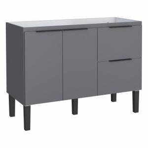 Balcão de Cozinha Cisne 114cm Cinza Cozimax Balcão de Cozinha Cisne 114cm Cinza Cozimax