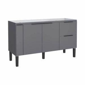Balcão de Cozinha Cisne 144cm Cinza Cozimax Balcão de Cozinha Cisne 144cm Cinza Cozimax