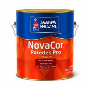 Tinta Acrílica 3,6L Novacor Paredes Pro Branco Fosco Sherwin Williams