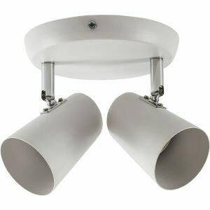 Spot Sobrepor Bronzearte New Shor 2 Lâmpadas E27 Branco